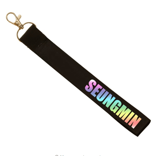 Straykids surrounding name mobile phone lanyard custom keychain stray kids couple pendant - Krosscanada