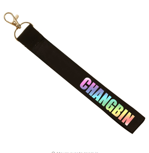 Straykids surrounding name mobile phone lanyard custom keychain stray kids couple pendant - Krosscanada