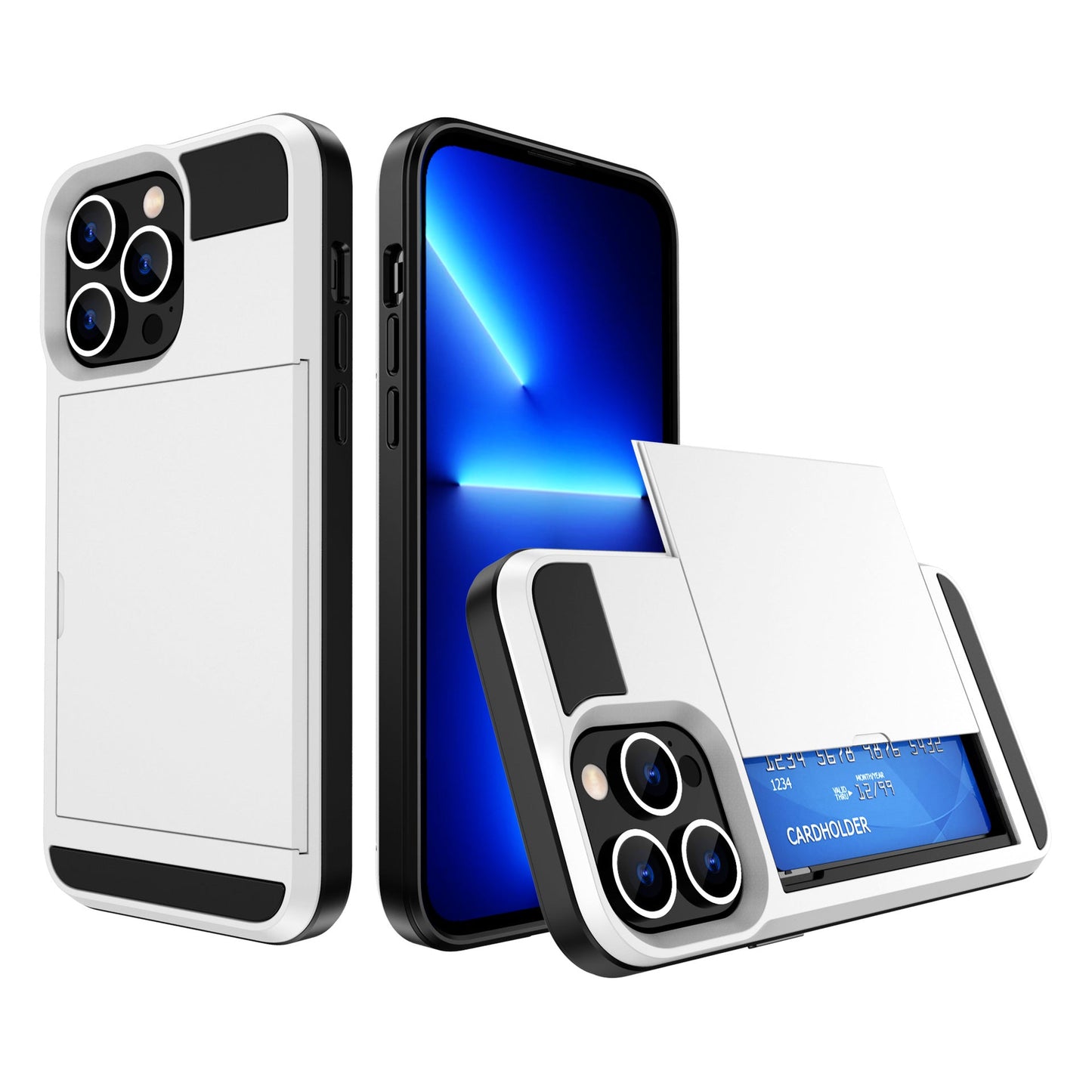 Suitable For IPhone14 Max Slide Card Phone Case - Krosscanada