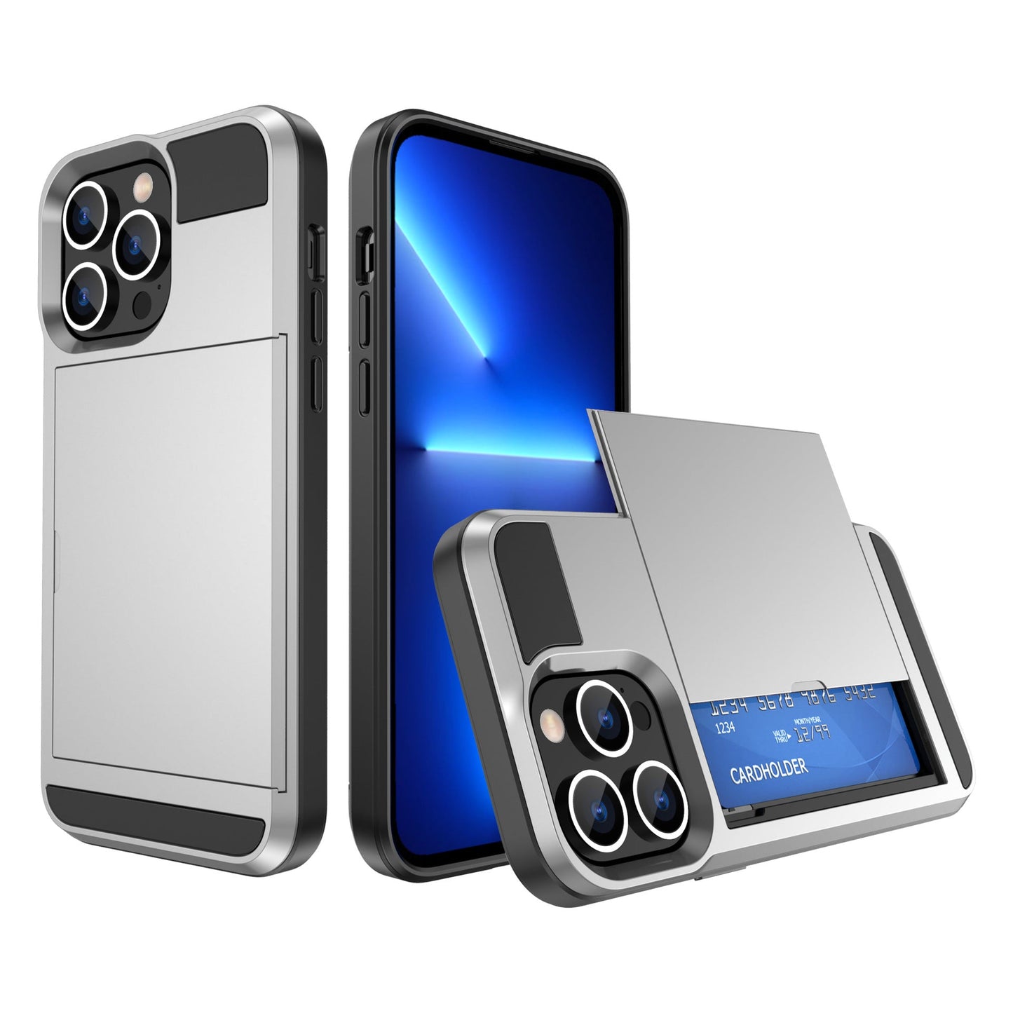 Suitable For IPhone14 Max Slide Card Phone Case - Krosscanada