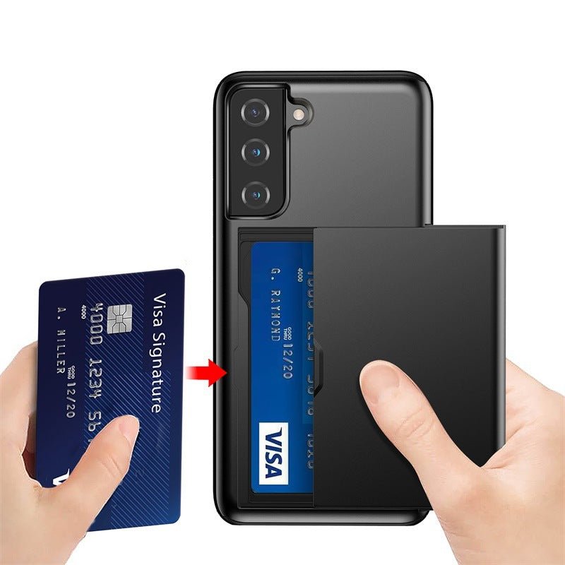 Suitable For S10 Card Two - in - one Slide Wallet Case - Krosscanada
