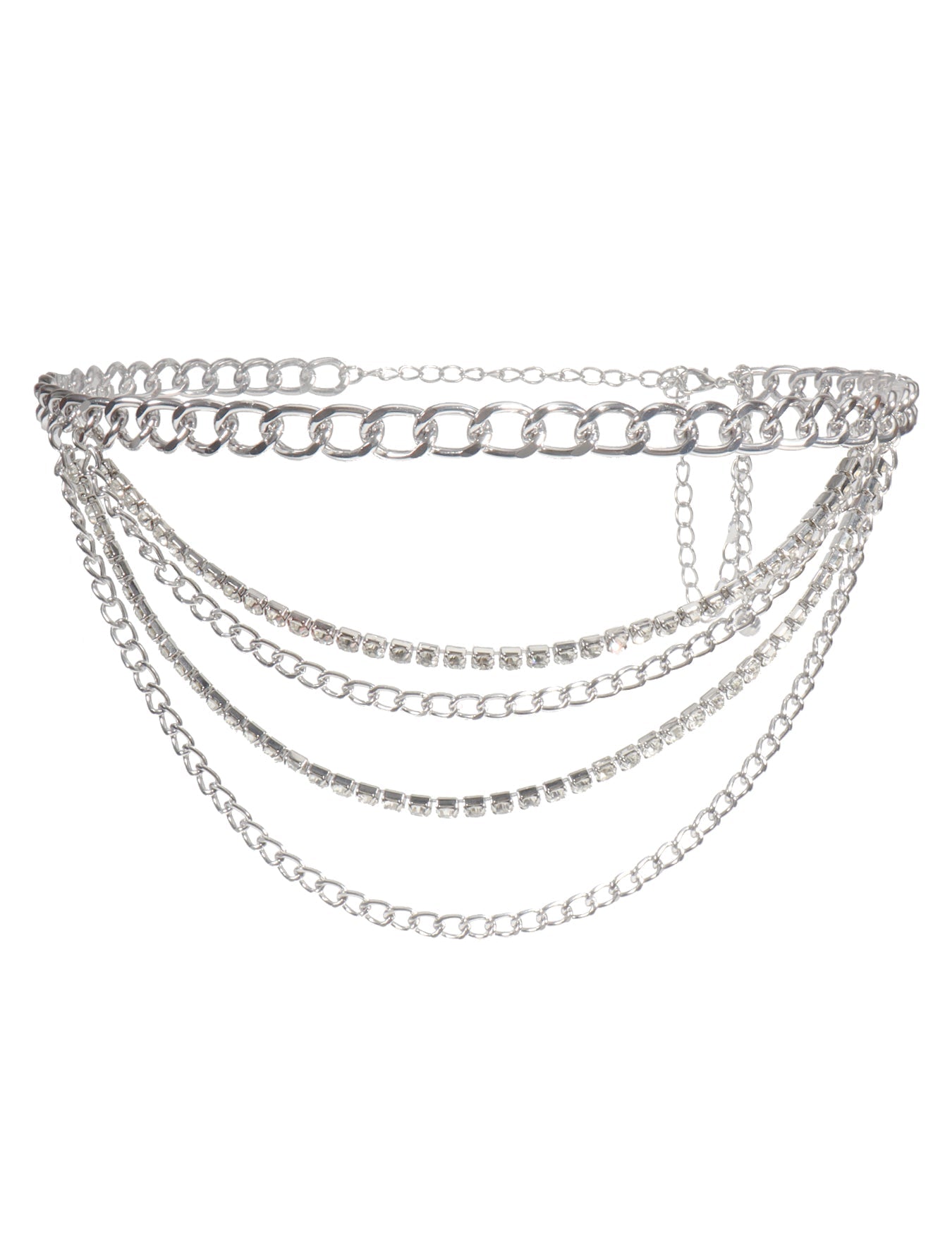 Summer Jewelry Hot Pants Chain Multilayer Chain Gold Fashion Jeans Hip Hop Punk Street Shooting Accessories Waist Chain Women - Krosscanada