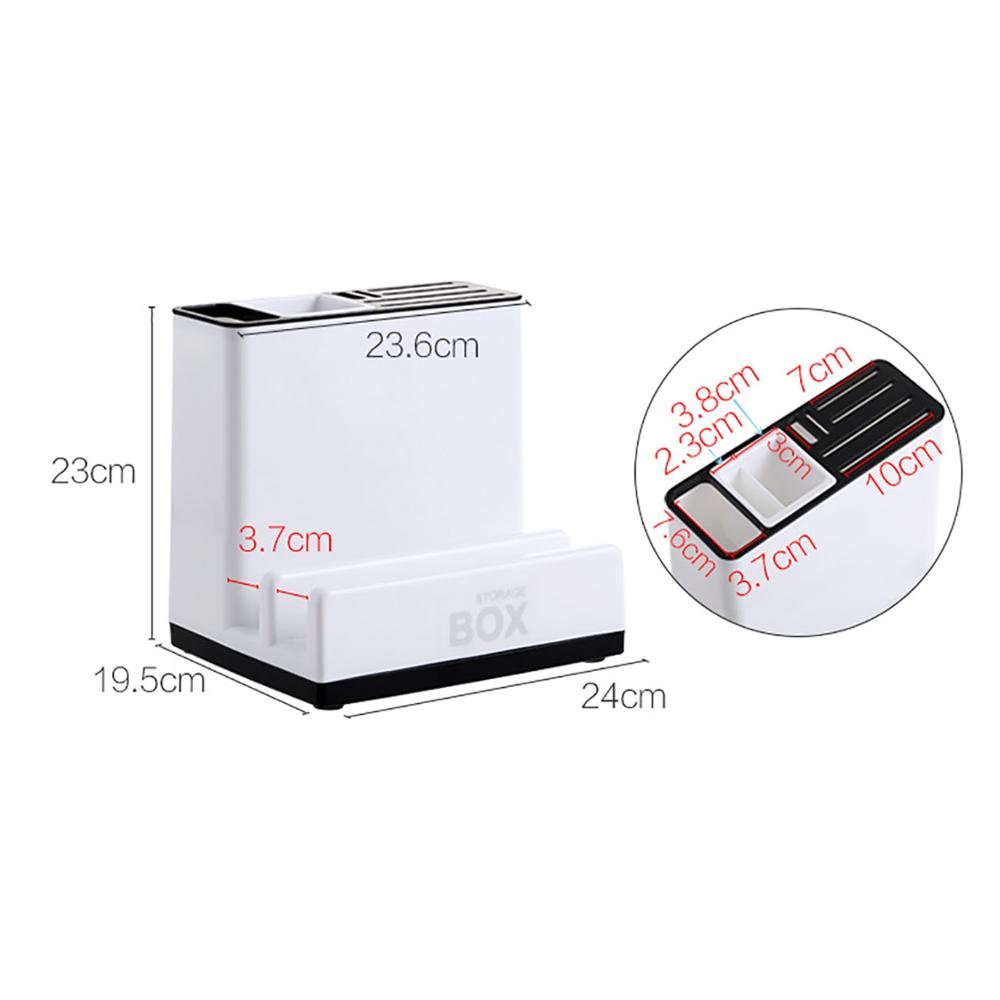 Tableware Storage Holders Kitchen Knife Plastic Storages Racks for Kitchen Convenience Cabinet - Krosscanada