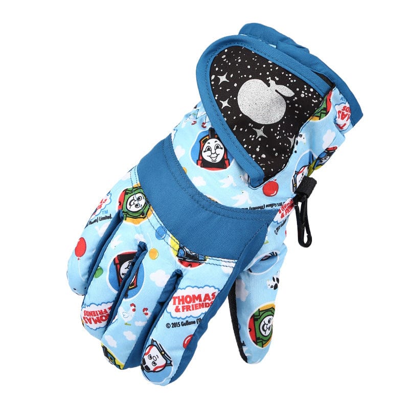 Thicken Warm And Cold - proof Riding Outdoor Skating Ski Gloves For Kids - Krosscanada