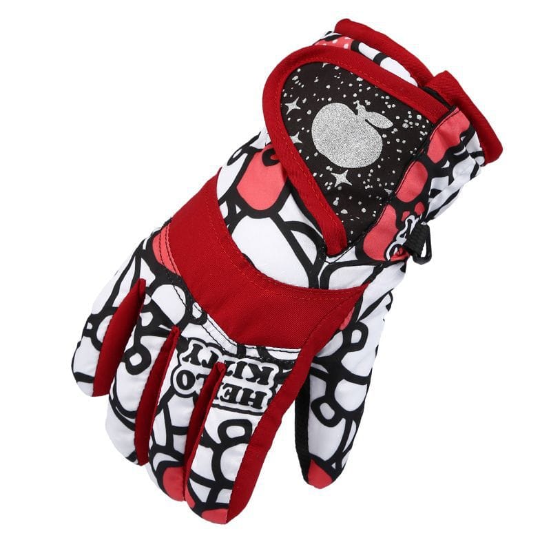 Thicken Warm And Cold - proof Riding Outdoor Skating Ski Gloves For Kids - Krosscanada