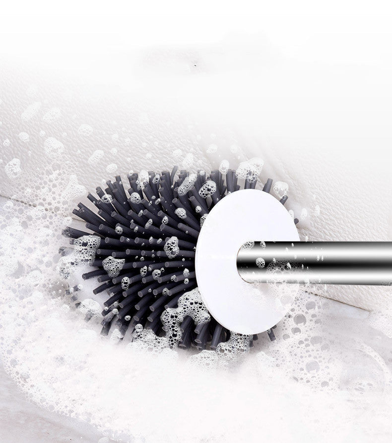 Toilet cleaning brush set round - bottomed toilet brush - Krosscanada