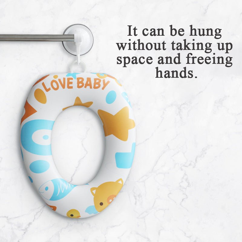 Toilets, Children's Toilet Seats, Men And Women, Baby Toilet Seats, Cushioned Baby Toilet Seats, Increase Thickening - Krosscanada