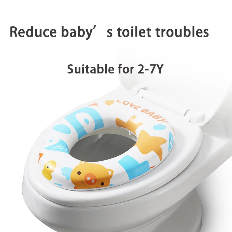 Toilets, Children's Toilet Seats, Men And Women, Baby Toilet Seats, Cushioned Baby Toilet Seats, Increase Thickening - Krosscanada