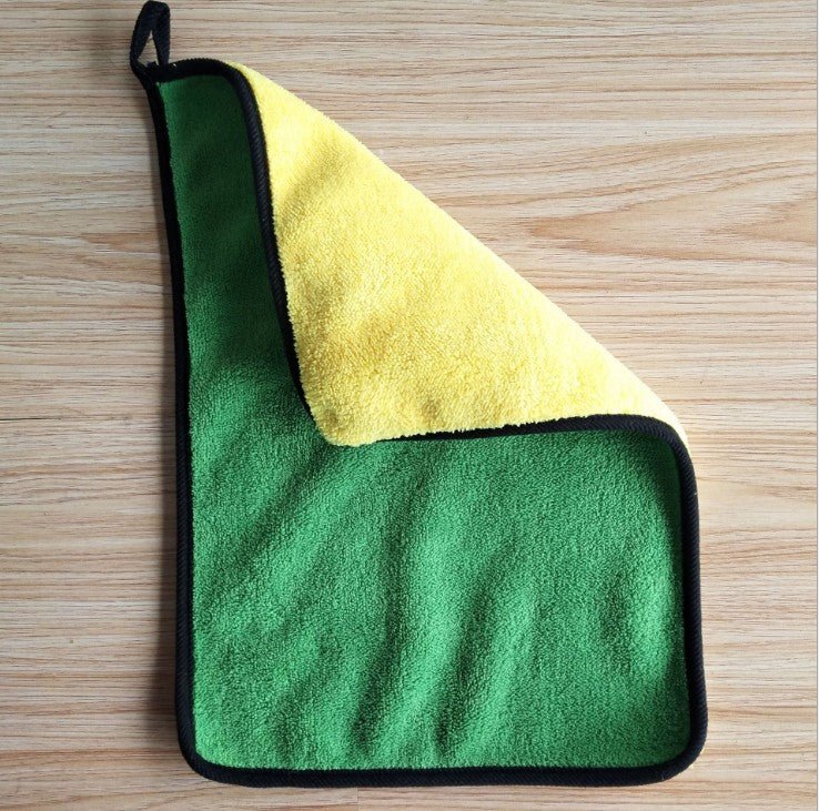 Two - color Couble - sided Car Dual - use Cleaning Car Wash Towel - Krosscanada