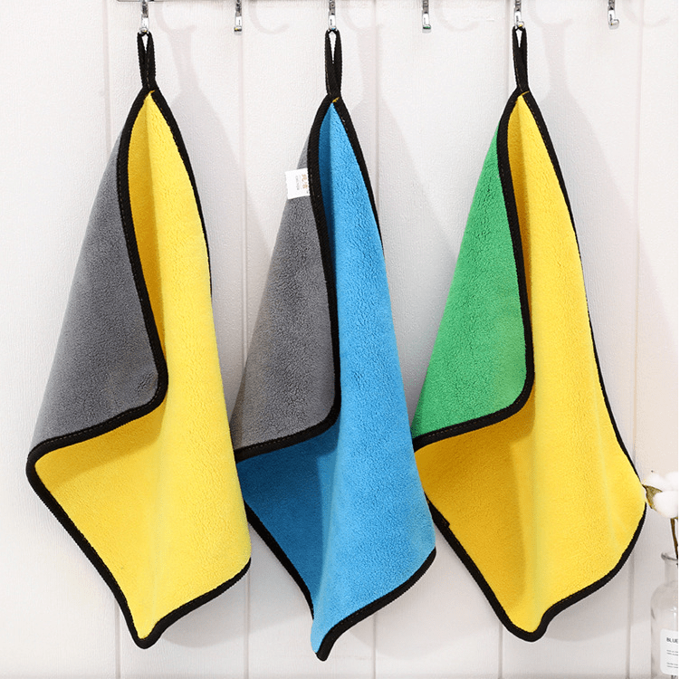Two - color Couble - sided Car Dual - use Cleaning Car Wash Towel - Krosscanada