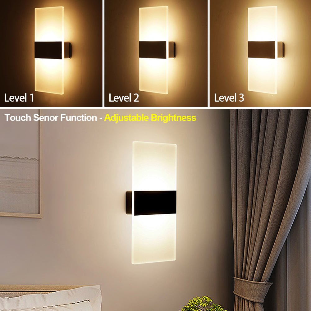 USB Rechargeable Wall Lights Home Indoor Motion Sensor Lighting Bedroom Bedside Lamp Corridor Stairway Decor Lights Wall Lamp - Krosscanada