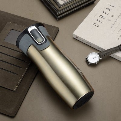 Vacuum Insulated Stainless Steel Travel Mugs Water Flask Thermal Tea Bottle - Krosscanada