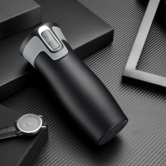 Vacuum Insulated Stainless Steel Travel Mugs Water Flask Thermal Tea Bottle - Krosscanada
