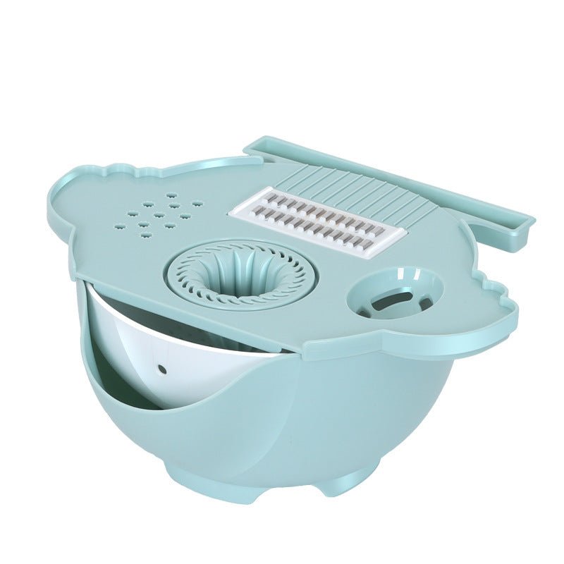 Vegetable Mandoline Cutter Fruit Slicer Multifunctional Potato Peeler Carrot Grater Kitchen Accessories With Drain Basket - Krosscanada