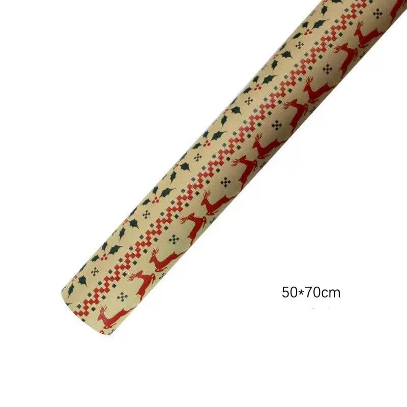 Vintage Stylish Christmas Themed Wrapping Paper - Krosscanada