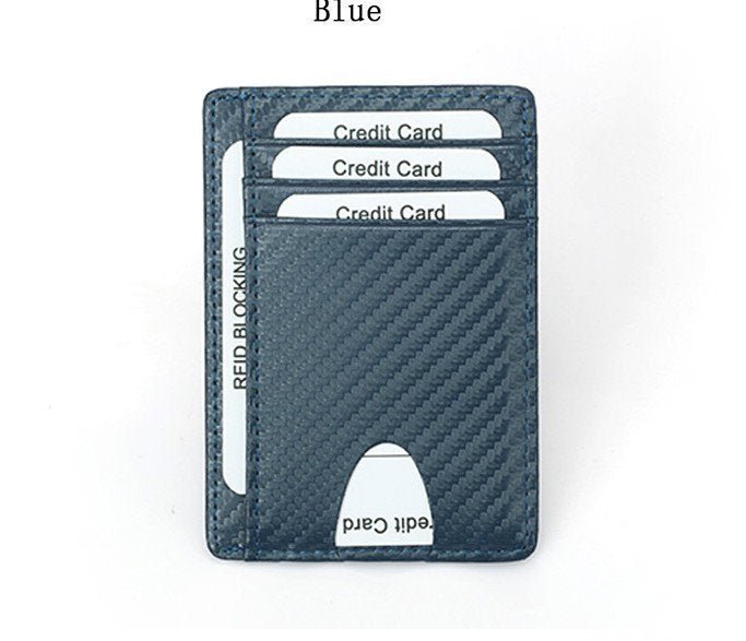 Wallets Black Business Card Holder For Men Simple Purse Bag - Krosscanada