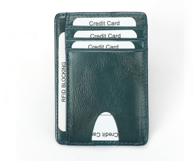 Wallets Black Business Card Holder For Men Simple Purse Bag - Krosscanada