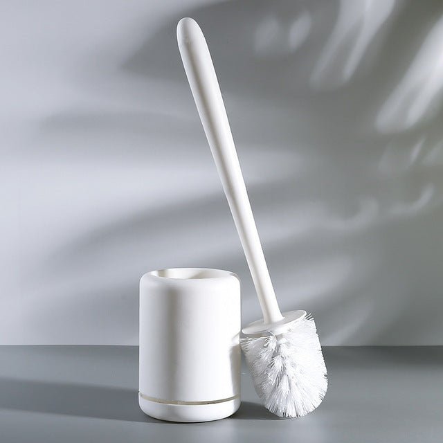 Water - free Wall - mounted Nordic Silicone Toilet Brush Set - Krosscanada