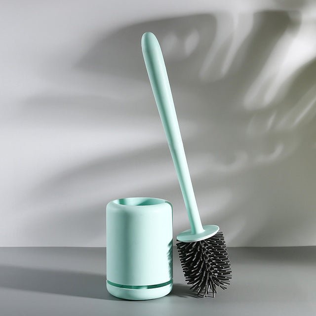 Water - free Wall - mounted Nordic Silicone Toilet Brush Set - Krosscanada
