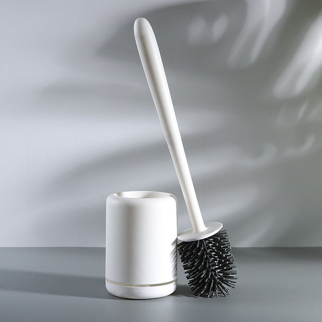 Water - free Wall - mounted Nordic Silicone Toilet Brush Set - Krosscanada