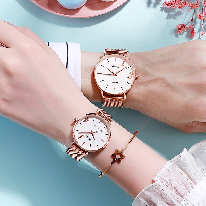 Waterproof quartz watch mesh strap ladies watch - Krosscanada