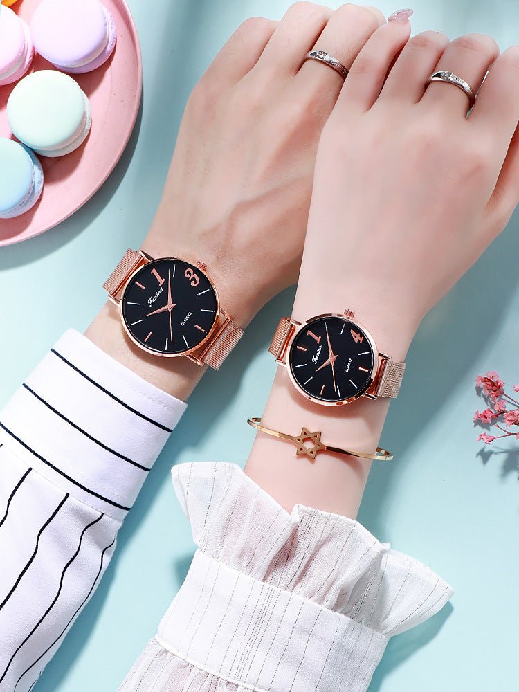 Waterproof quartz watch mesh strap ladies watch - Krosscanada