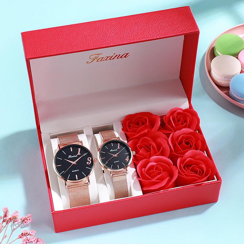 Waterproof quartz watch mesh strap ladies watch - Krosscanada