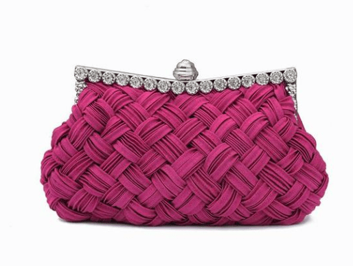Wedding bag bridesmaid bag woven rhinestone party bag - Krosscanada