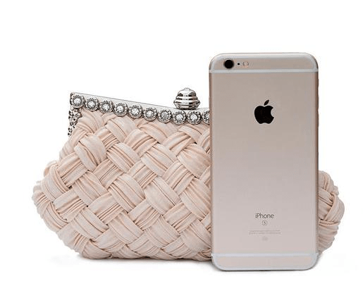 Wedding bag bridesmaid bag woven rhinestone party bag - Krosscanada