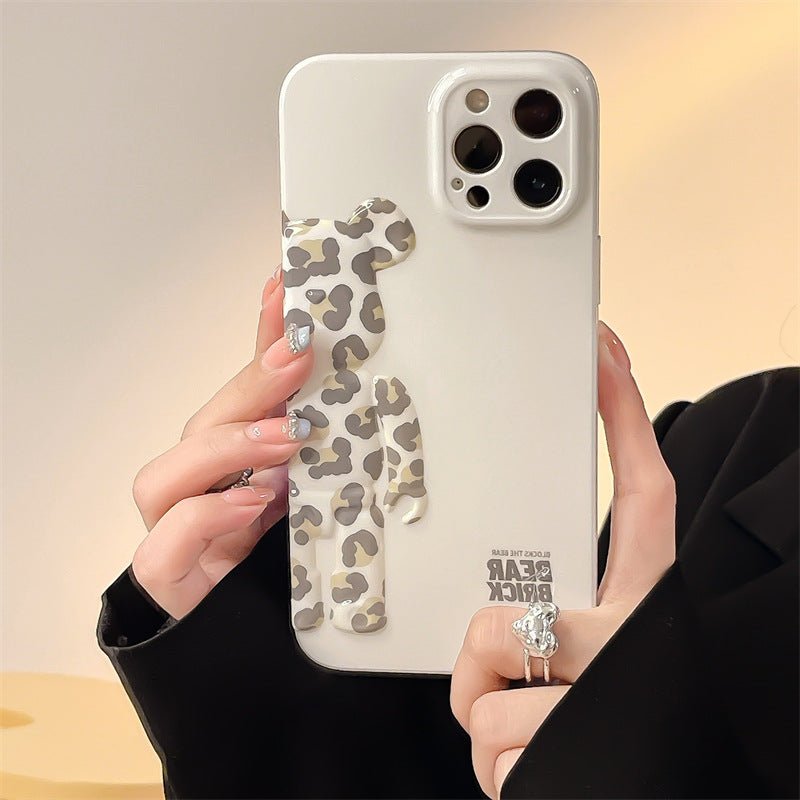 White Leopard Print 13 Mobile Phone Case - Krosscanada