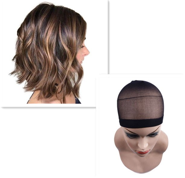 Wig female short curly hair - Krosscanada