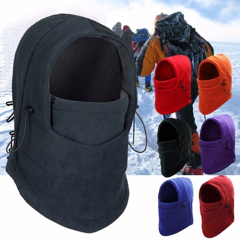 Windproof Hat With Mask Unisex Ski Hat Mens Winter Fleece Wrapped Warm Hat - Krosscanada