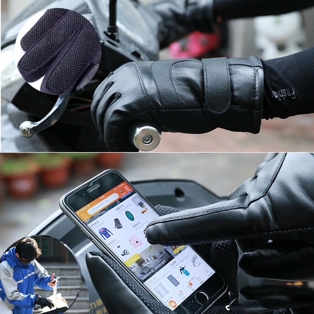 Winter Electric Heated Gloves Windproof Cycling Warm Heating Touch Screen Skiing Gloves - Krosscanada