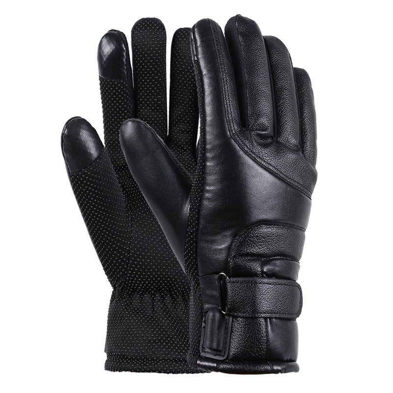 Winter Electric Heated Gloves Windproof Cycling Warm Heating Touch Screen Skiing Gloves - Krosscanada