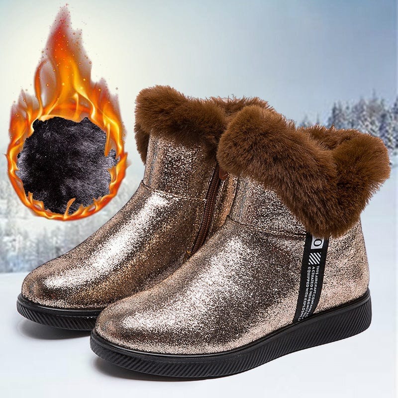 Winter sequined snow boots - Krosscanada