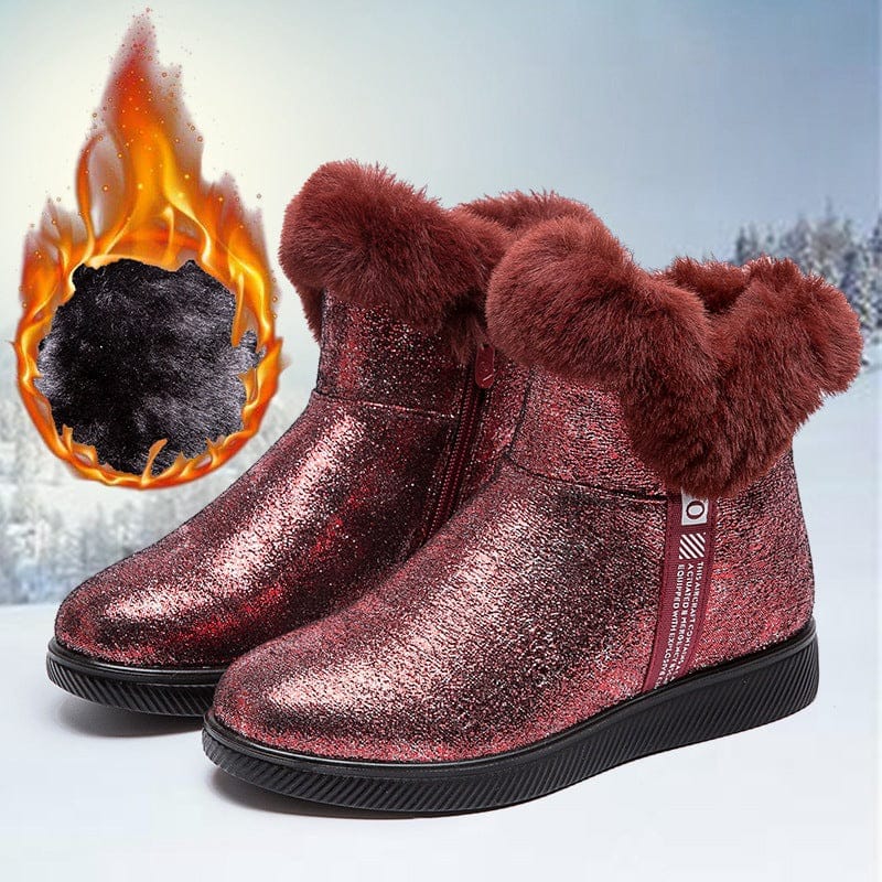 Winter sequined snow boots - Krosscanada