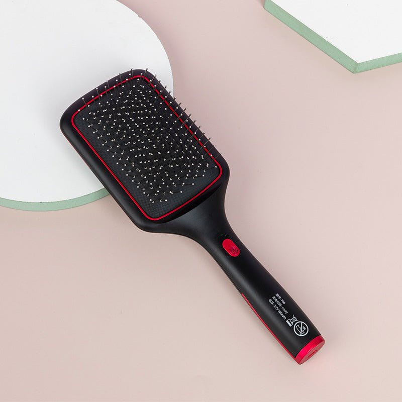 Wireless Charging Straight Hair Comb Negative Ion Blowing Vibration Beauty Supplies - Krosscanada