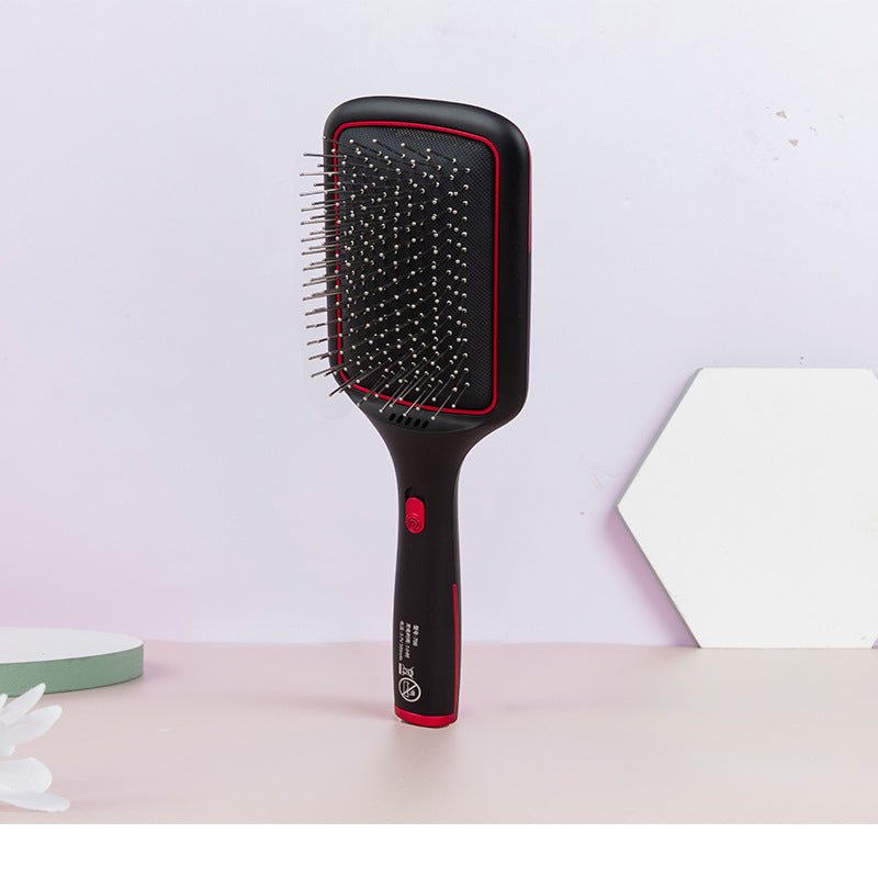 Wireless Charging Straight Hair Comb Negative Ion Blowing Vibration Beauty Supplies - Krosscanada