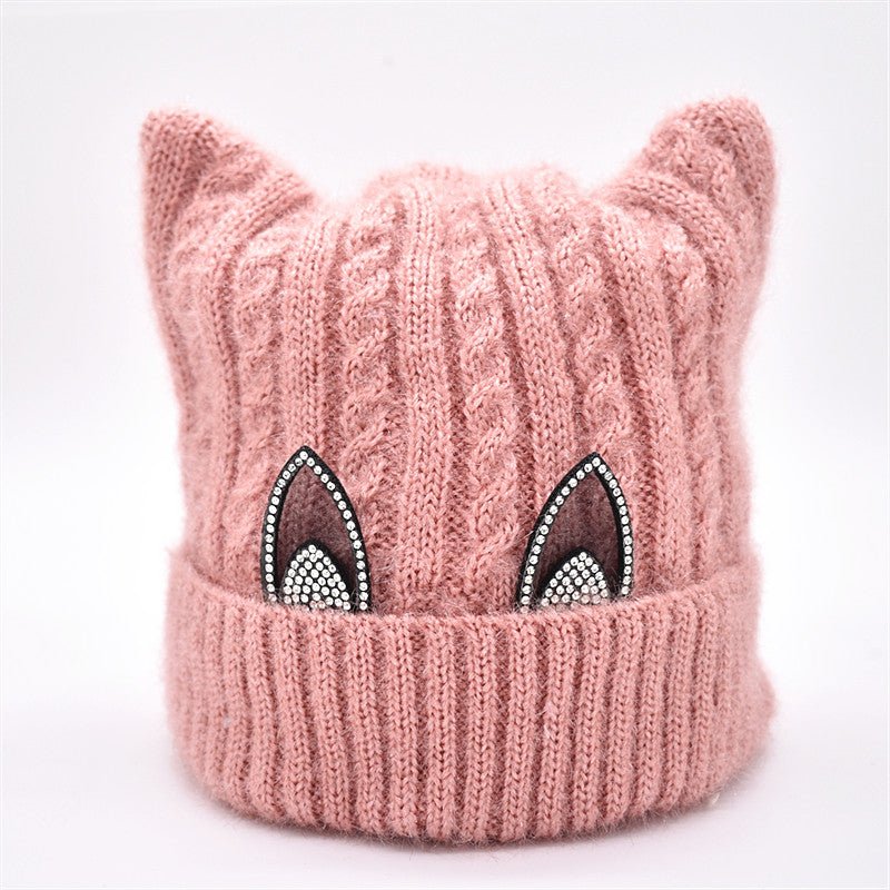 Women's winter knitted hat - Krosscanada