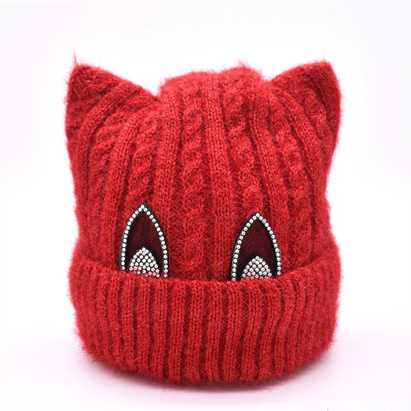 Women's winter knitted hat - Krosscanada