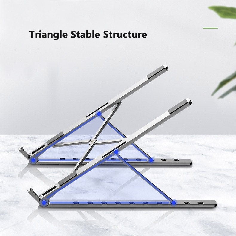 X Style Adjustable Foldable Aluminum Laptop Stand - Krosscanada