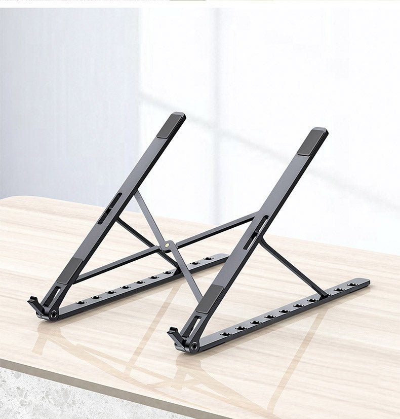 X Style Adjustable Foldable Aluminum Laptop Stand - Krosscanada