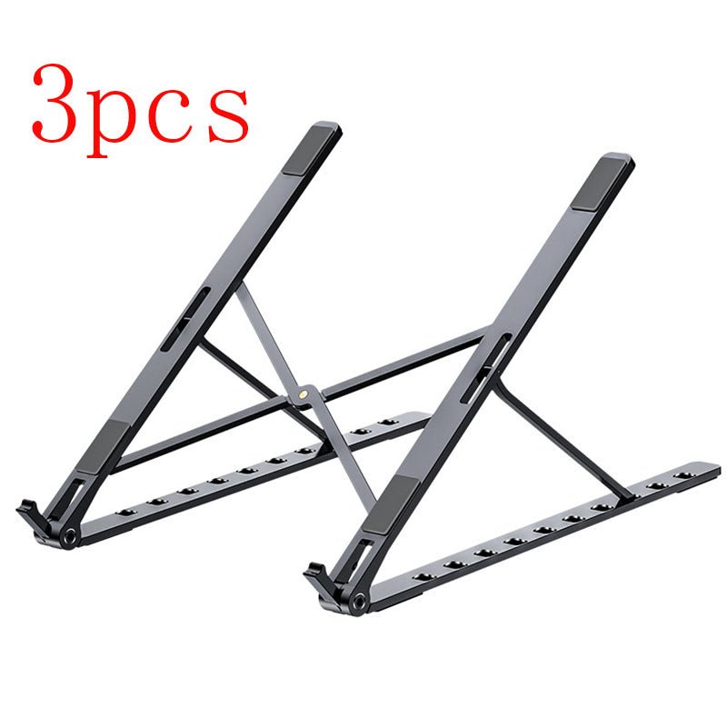 X Style Adjustable Foldable Aluminum Laptop Stand - Krosscanada