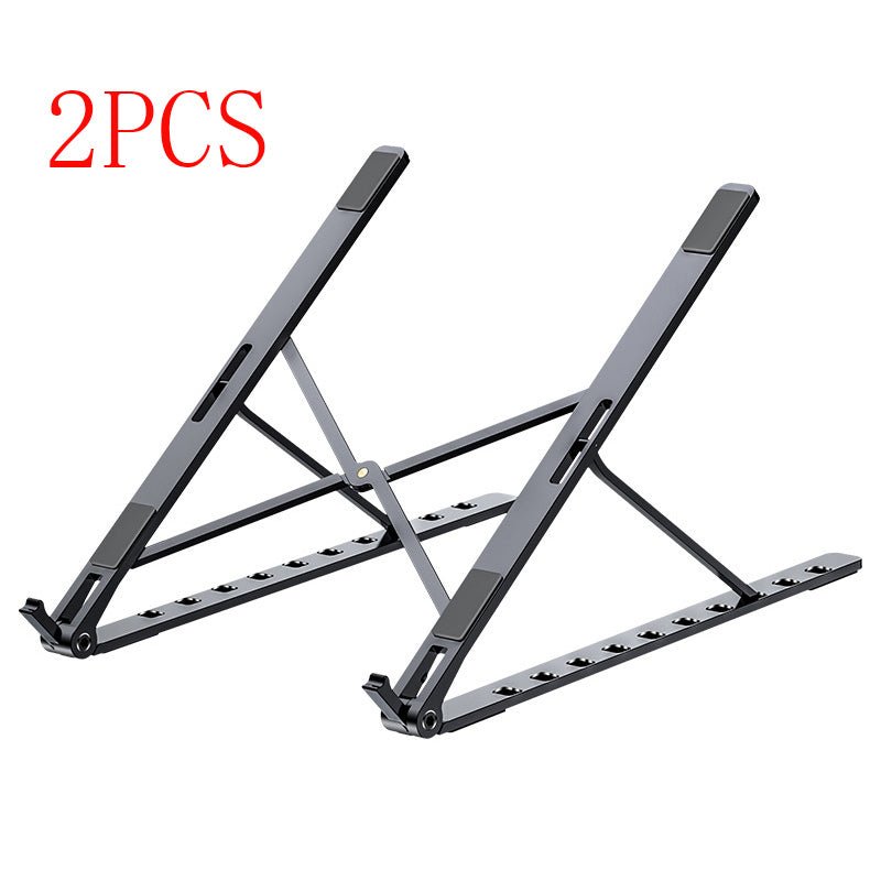 X Style Adjustable Foldable Aluminum Laptop Stand - Krosscanada