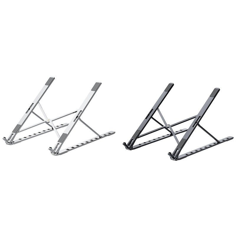 X Style Adjustable Foldable Aluminum Laptop Stand - Krosscanada