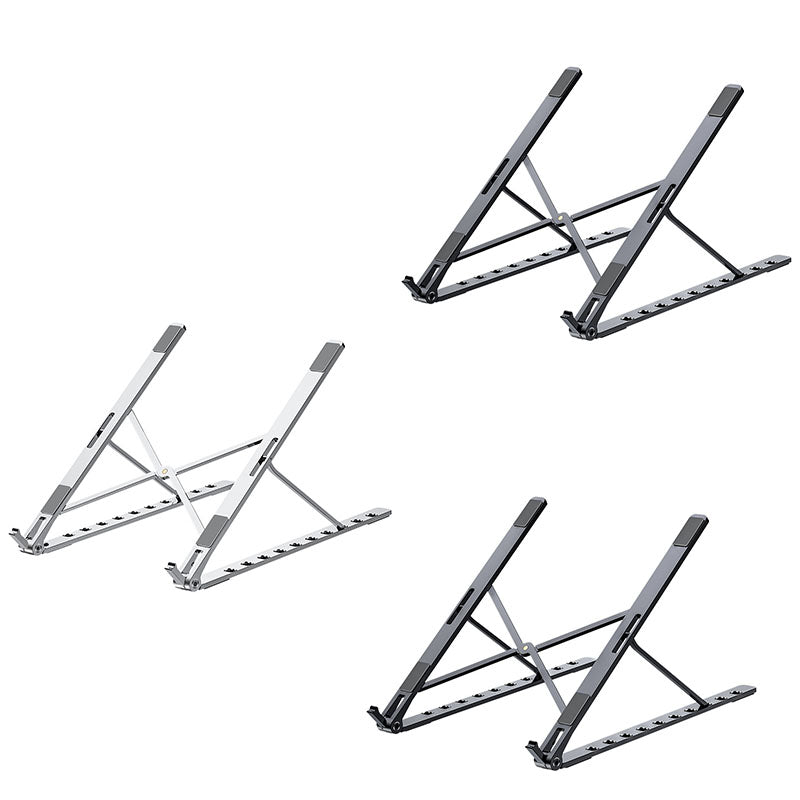 X Style Adjustable Foldable Aluminum Laptop Stand - Krosscanada