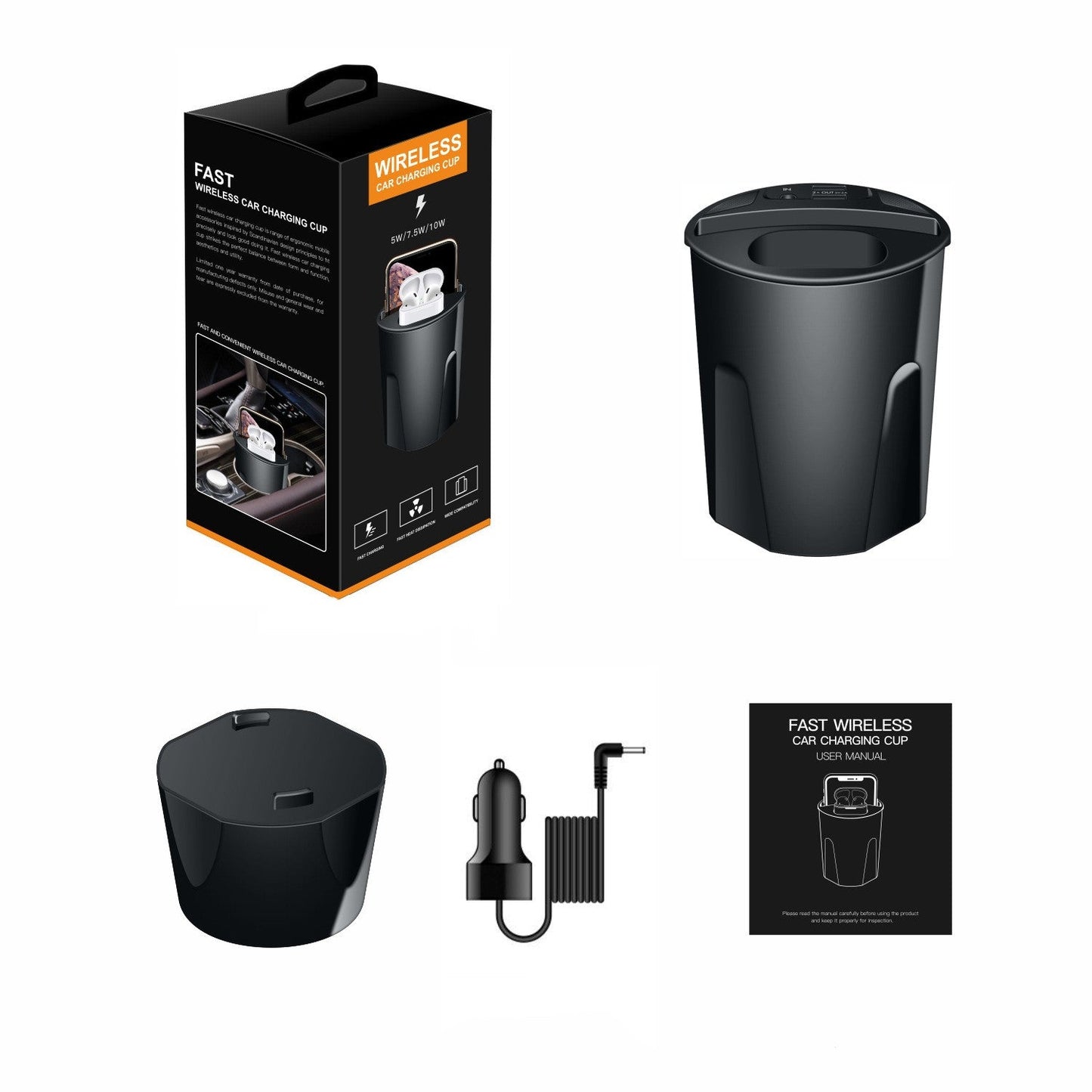 XCarrier Cup 4 In 1 Wireless Charger 4 In 1 Wireless Charger - Krosscanada