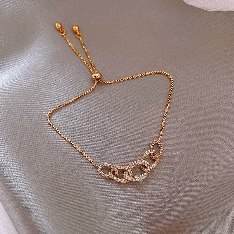 Zircon Flower Bracelet Women Zircon Flower Bracelet Women - Krosscanada