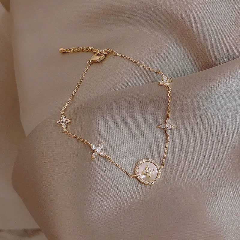 Zircon Flower Bracelet Women Zircon Flower Bracelet Women - Krosscanada