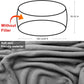 Bag Chair Coverit Was Only A Cover, Not A Full Bean Bag Chair Cushion,Big Round Soft Fluffy PV Velvet Sofa Bed Cover, Living Room Furniture,  Lazy Sofa Bed Cover,5ft Black